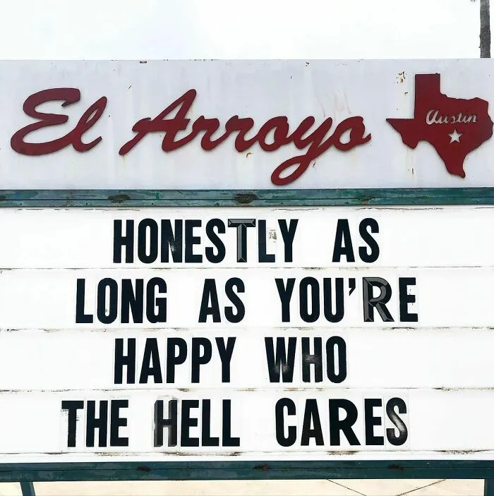 Los carteles de este restaurante son tan divertidos que seguramente vuelvas solo para leerlos (25 fotos nuevas)