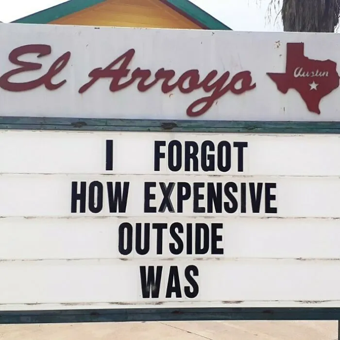 Los carteles de este restaurante son tan divertidos que seguramente vuelvas solo para leerlos (25 fotos nuevas)