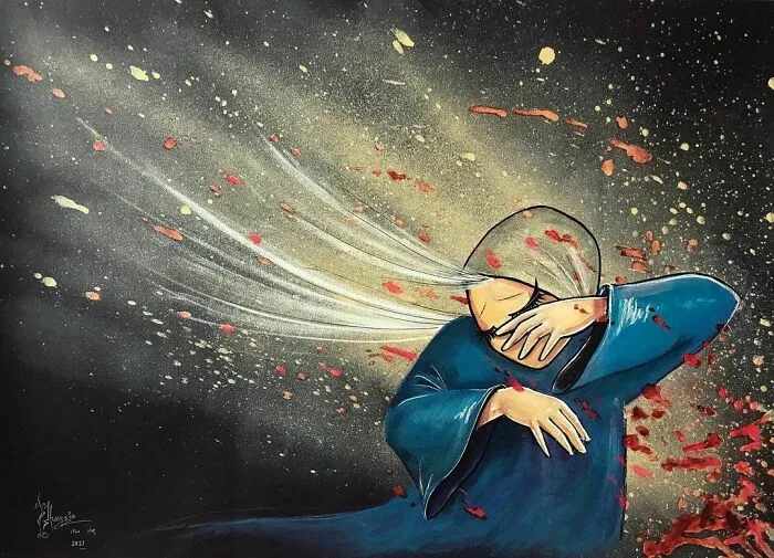 40 Heartbreaking Works By The First Female Afghan Street Artist