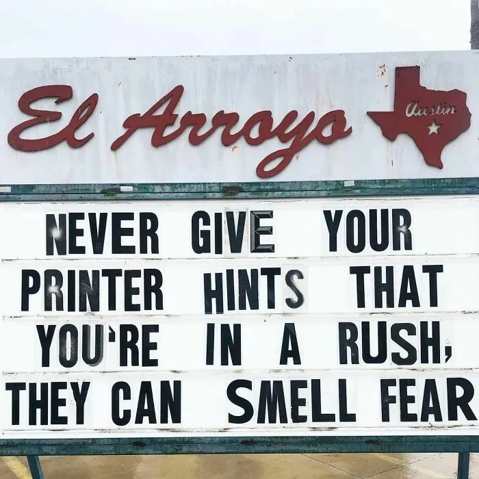 Los carteles de este restaurante son tan divertidos que seguramente vuelvas solo para leerlos (25 fotos nuevas)