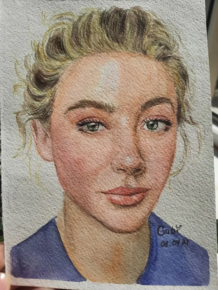 I Draw Portraits Of People Using Pencils And Watercolors, Here Are My Best 70 Works