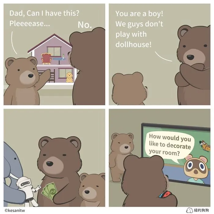40 Funny And Cute Comics That Show What Animals Would Do If They Were Human By Kesanitw