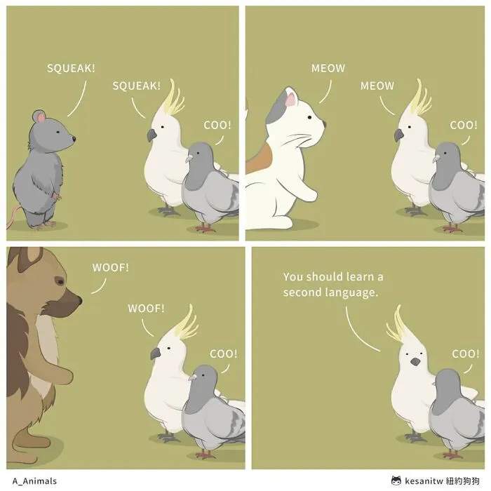 40 Funny And Cute Comics That Show What Animals Would Do If They Were Human By Kesanitw