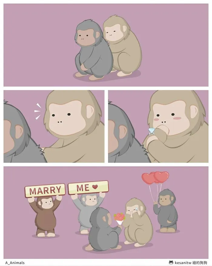 40 Funny And Cute Comics That Show What Animals Would Do If They Were Human By Kesanitw