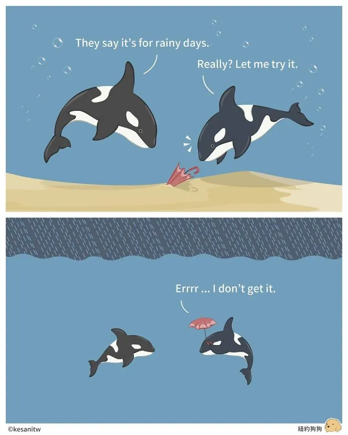 40 Funny And Cute Comics That Show What Animals Would Do If They Were Human By Kesanitw