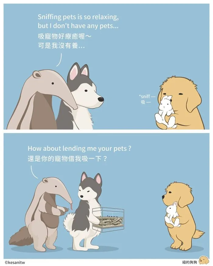 40 Funny And Cute Comics That Show What Animals Would Do If They Were Human By Kesanitw