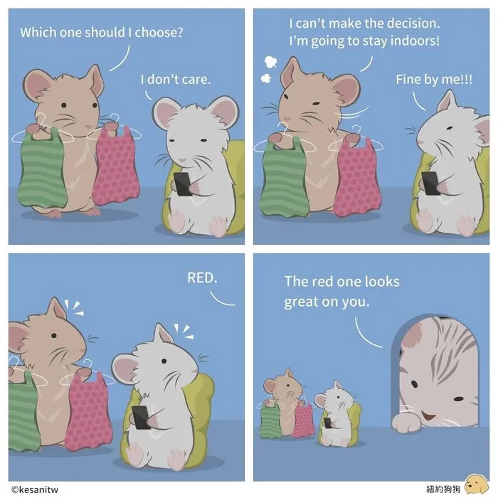 40 Funny And Cute Comics That Show What Animals Would Do If They Were Human By Kesanitw
