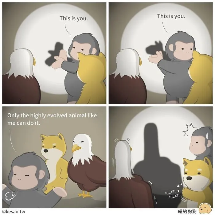 40 Funny And Cute Comics That Show What Animals Would Do If They Were Human By Kesanitw