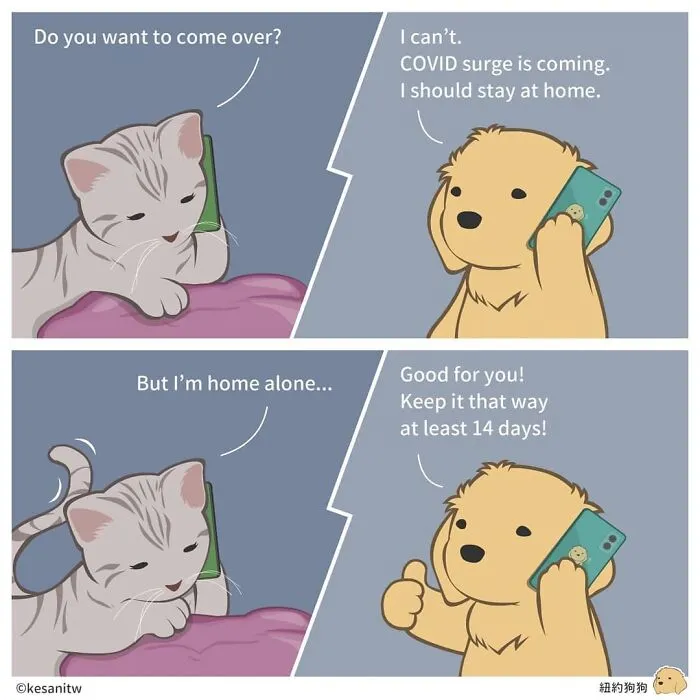 40 Funny And Cute Comics That Show What Animals Would Do If They Were Human By Kesanitw