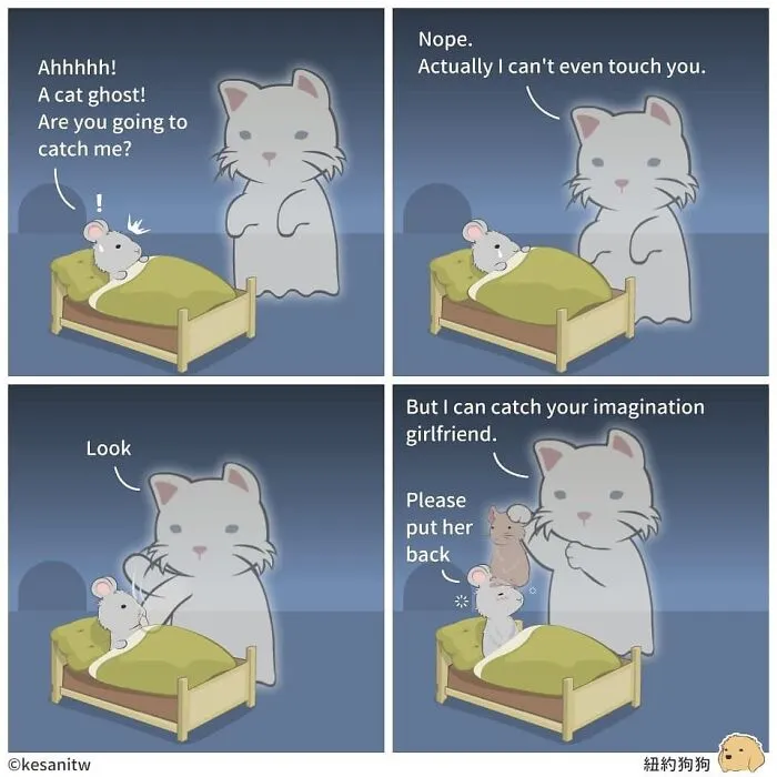 40 Funny And Cute Comics That Show What Animals Would Do If They Were Human By Kesanitw