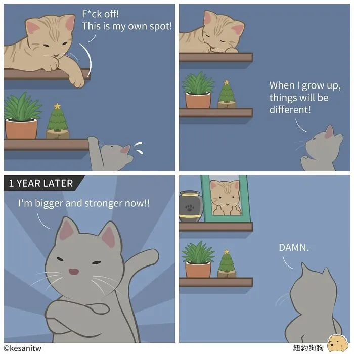 40 Funny And Cute Comics That Show What Animals Would Do If They Were Human By Kesanitw