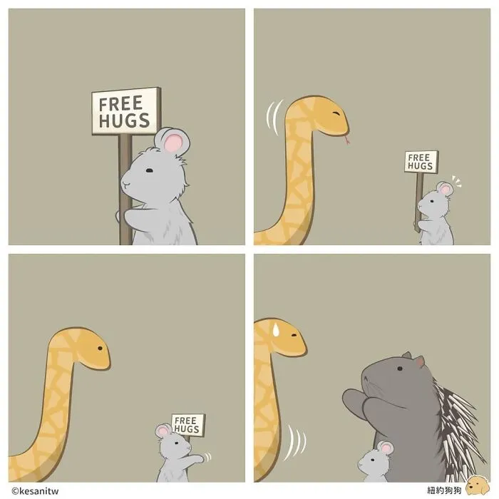 40 Funny And Cute Comics That Show What Animals Would Do If They Were Human By Kesanitw