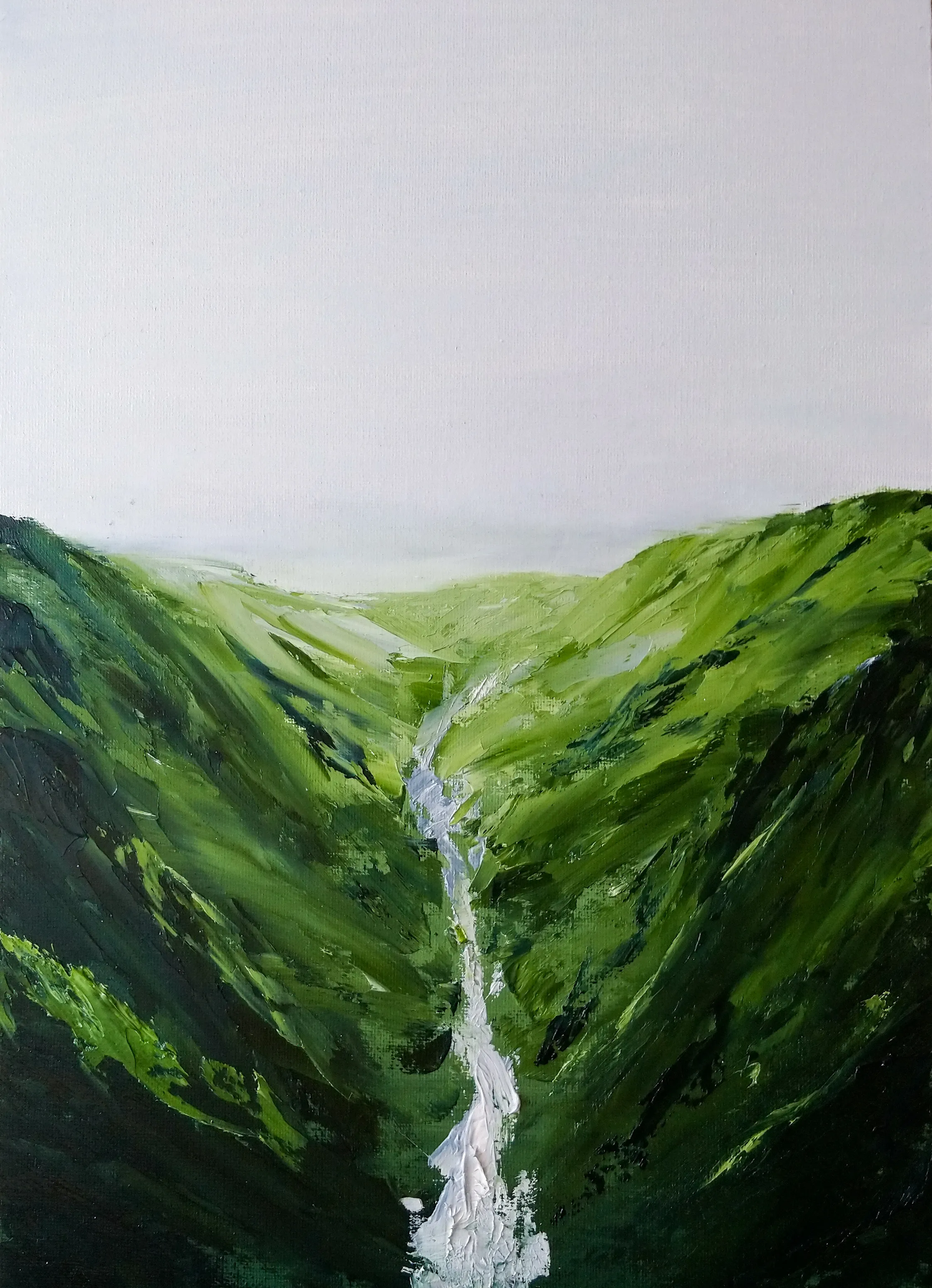 An Artist Who Paints Pictures Without Using Brushes