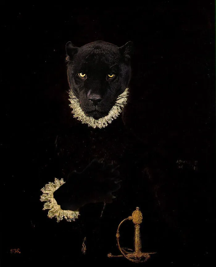 Digital Artists Were Challenged To Put Animals Into Famous Paintings, Here Are The 60 Best Ones