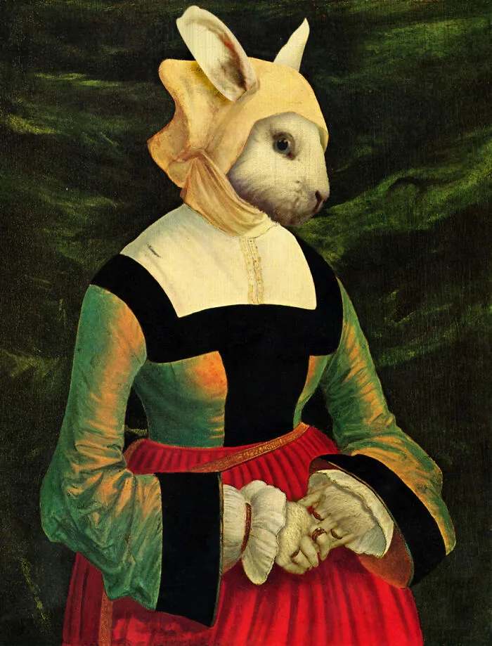 Digital Artists Were Challenged To Put Animals Into Famous Paintings, Here Are The 60 Best Ones