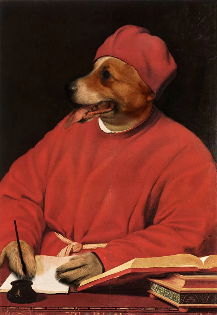 Digital Artists Were Challenged To Put Animals Into Famous Paintings, Here Are The 60 Best Ones