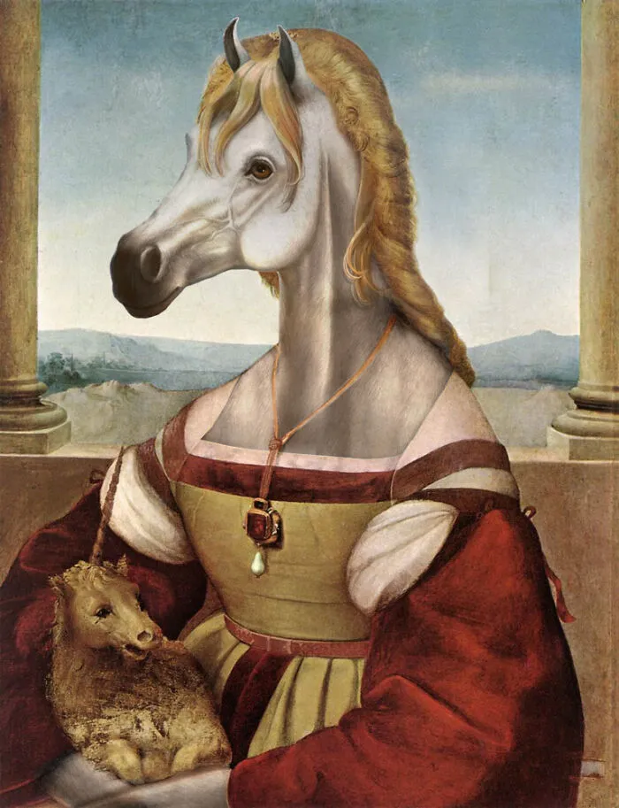 Digital Artists Were Challenged To Put Animals Into Famous Paintings, Here Are The 60 Best Ones