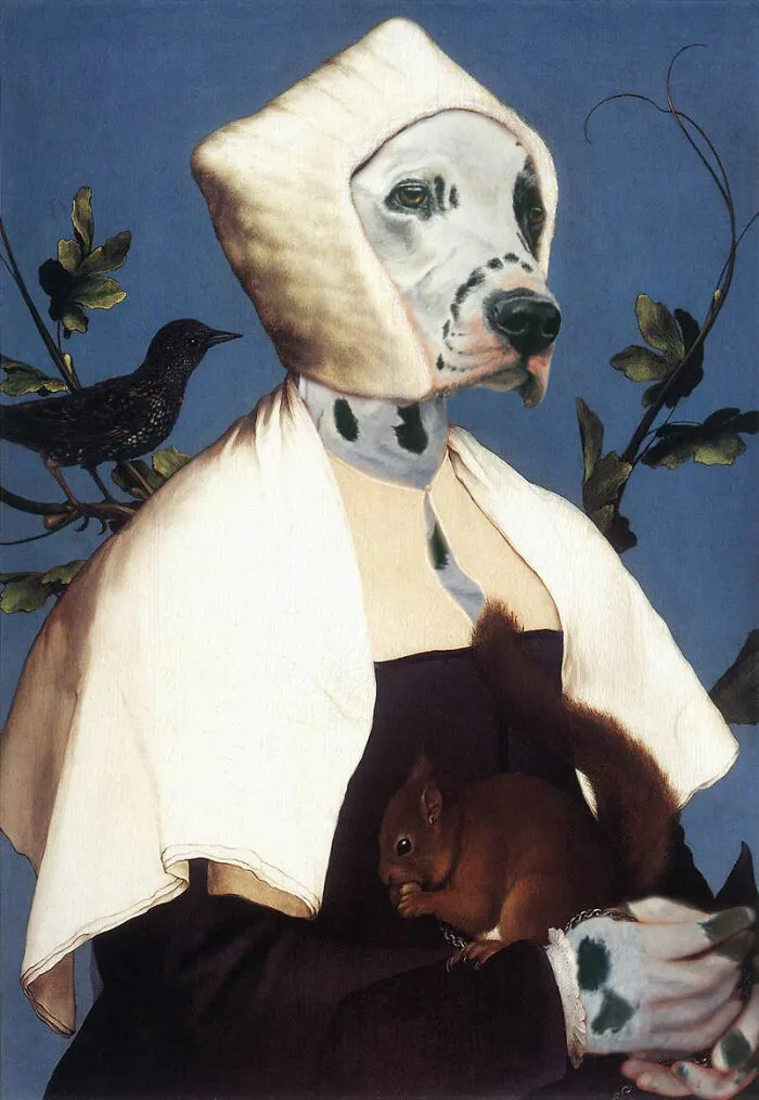 Digital Artists Were Challenged To Put Animals Into Famous Paintings, Here Are The 60 Best Ones