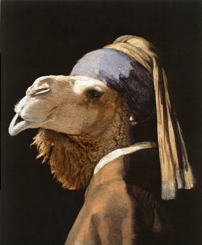 Digital Artists Were Challenged To Put Animals Into Famous Paintings, Here Are The 60 Best Ones