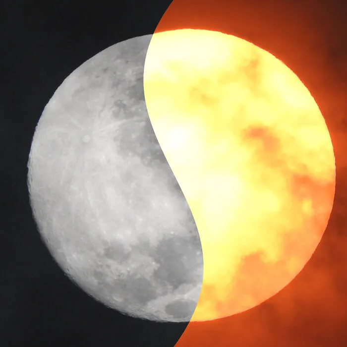 Moonlight And Sun (During Victoria’s Bushfire Season)