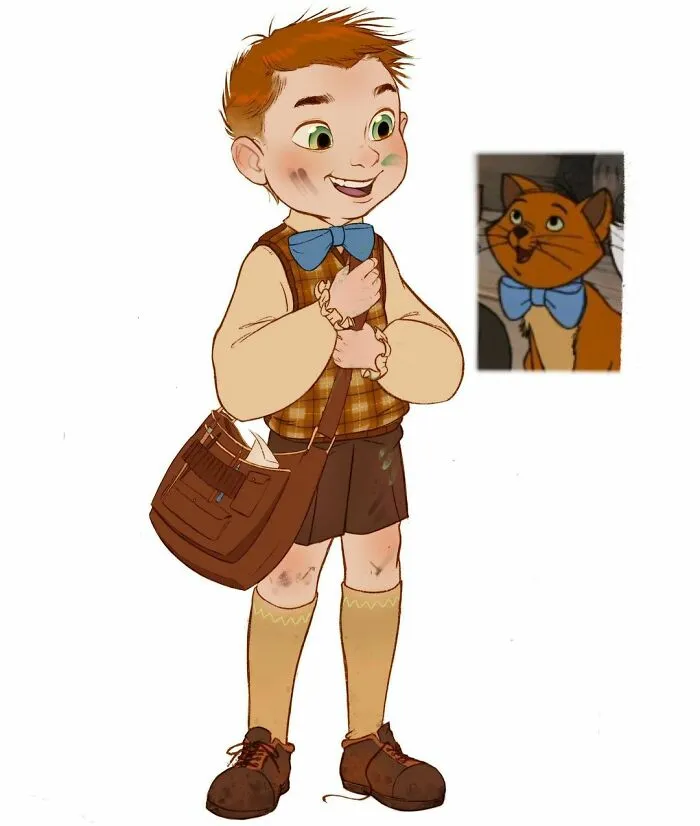 What 24 Animals From Cartoons And Photos Would Look Like As Humans, Illustrated By Shannon Lee