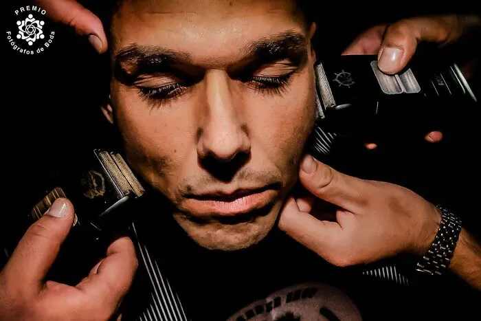 Groom Is Getting Well Shaved In This Click By Eduardo Blanco