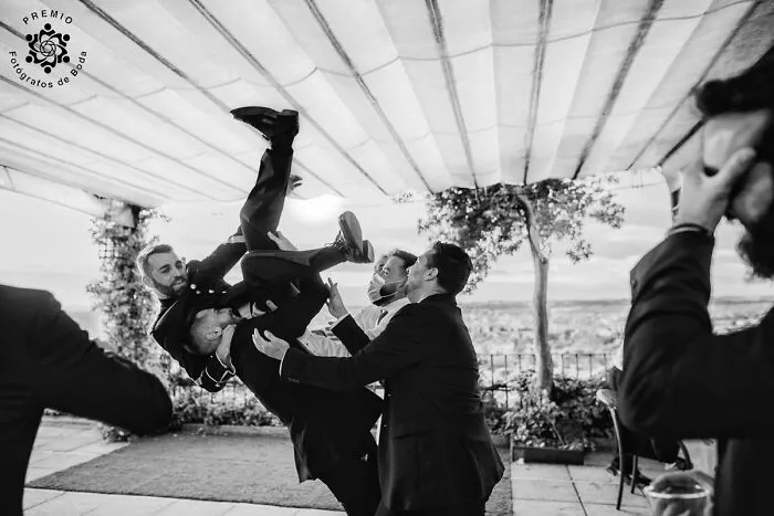 The Groom Will To Remember This Moment... Pic By Monica Del Agua
