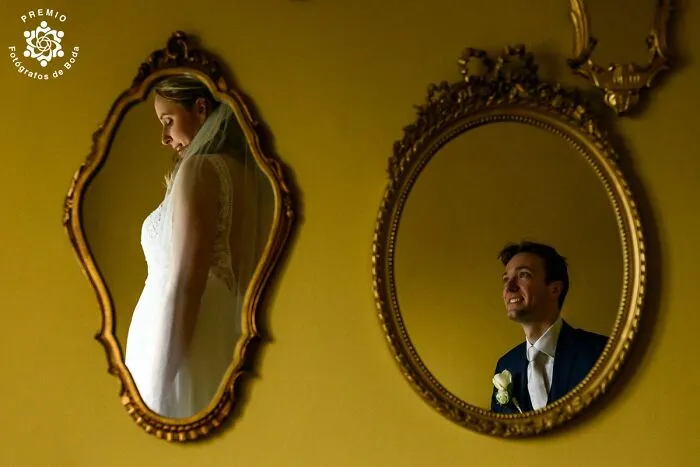 Sweet And Yellow Couple Portrait By Edward Hollander