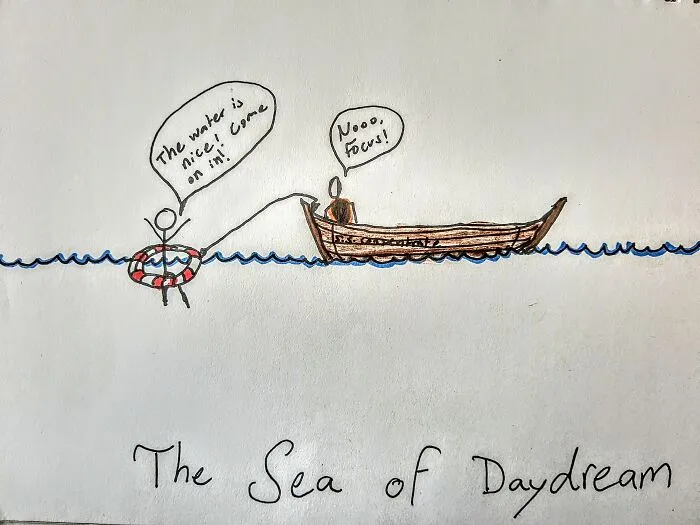 "The Water Is Nice! Wanna Join?"  Just Chilling In The Sea Of Daydream