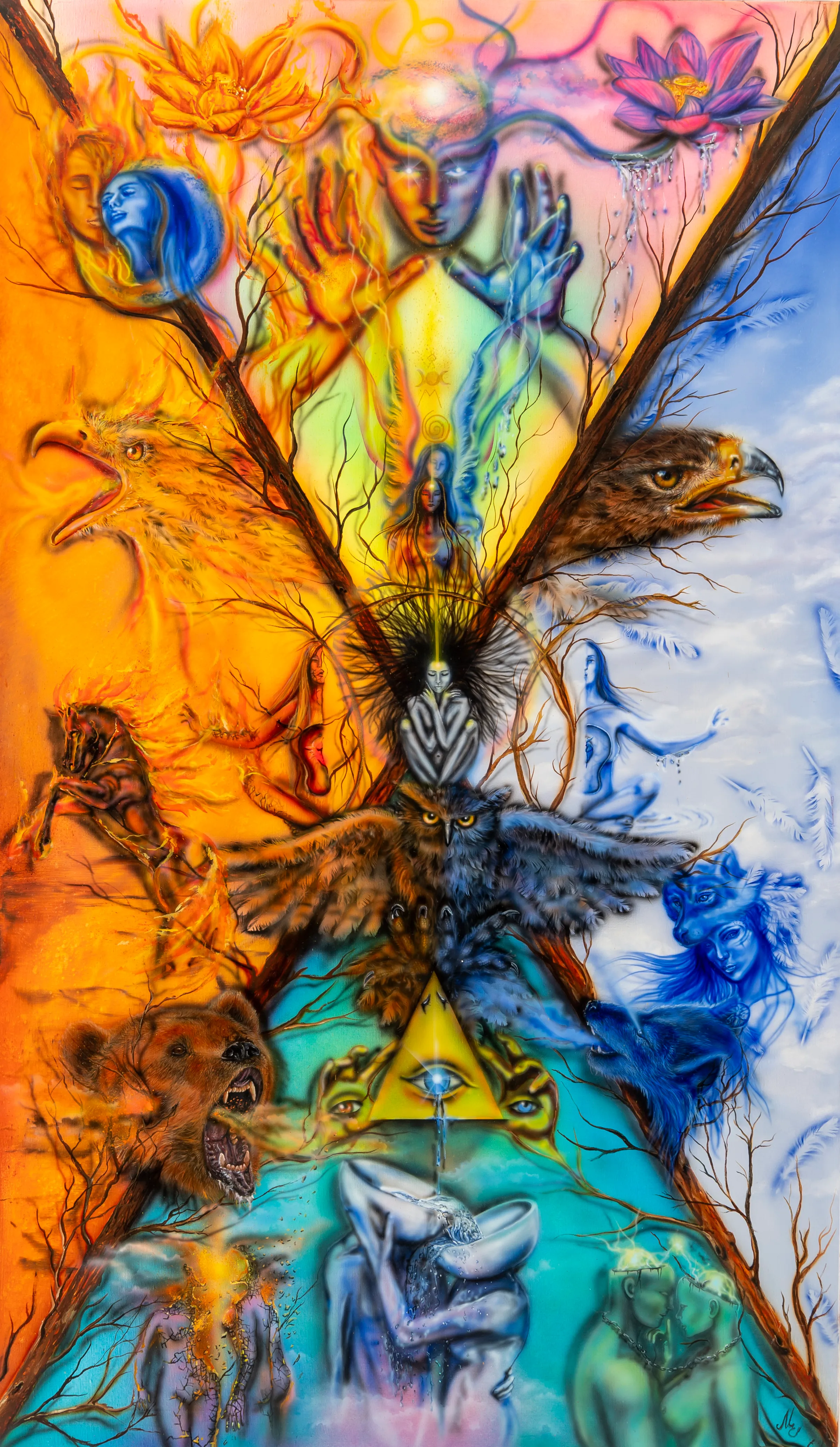 I Created Spiritual Paintings