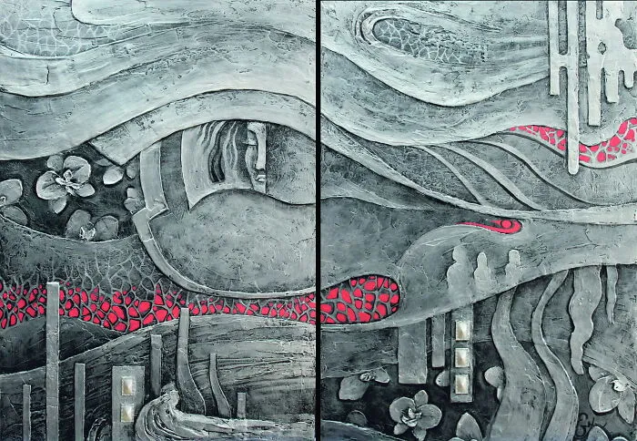 "Vision". Mixed Media 70-100