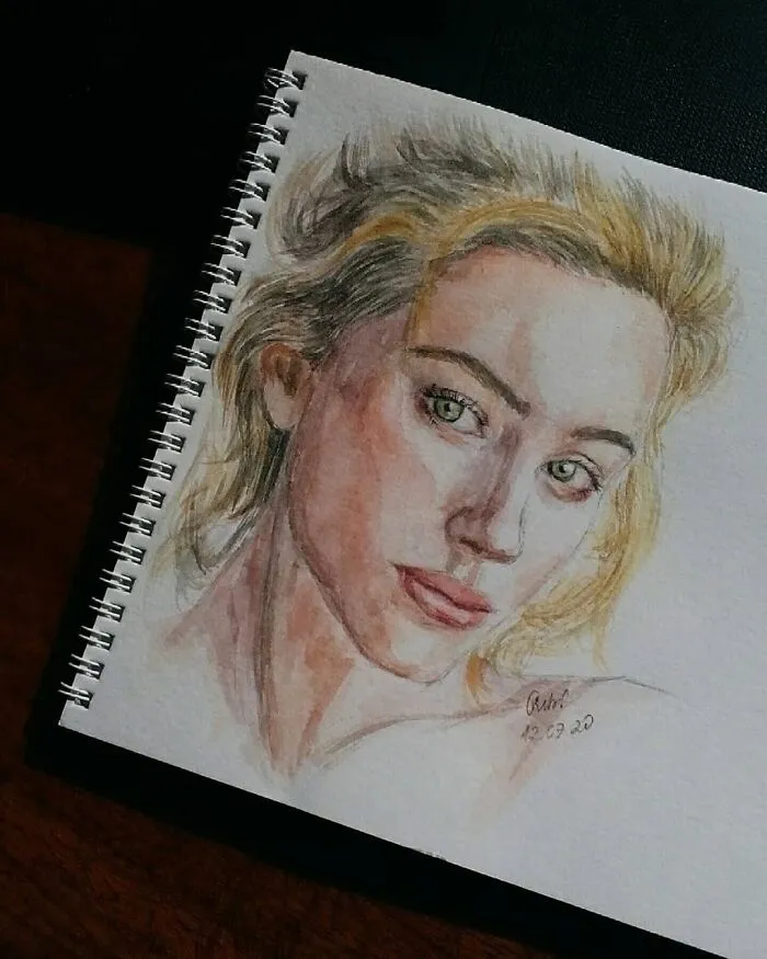 I Draw Portraits Of People Using Pencils And Watercolors, Here Are My Best 70 Works