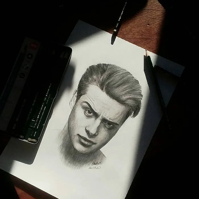 I Draw Portraits Of People Using Pencils And Watercolors, Here Are My Best 70 Works