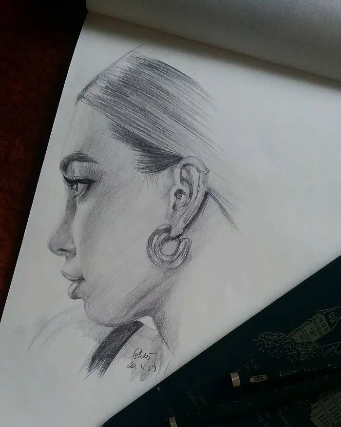 I Draw Portraits Of People Using Pencils And Watercolors, Here Are My Best 70 Works
