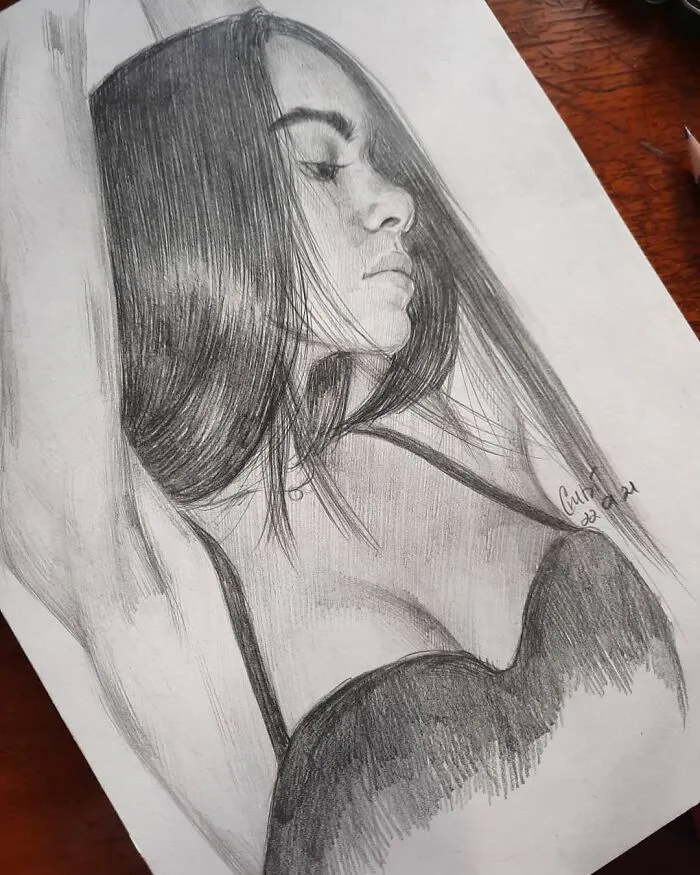 I Draw Portraits Of People Using Pencils And Watercolors, Here Are My Best 70 Works