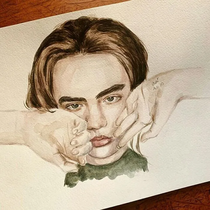 I Draw Portraits Of People Using Pencils And Watercolors, Here Are My Best 70 Works