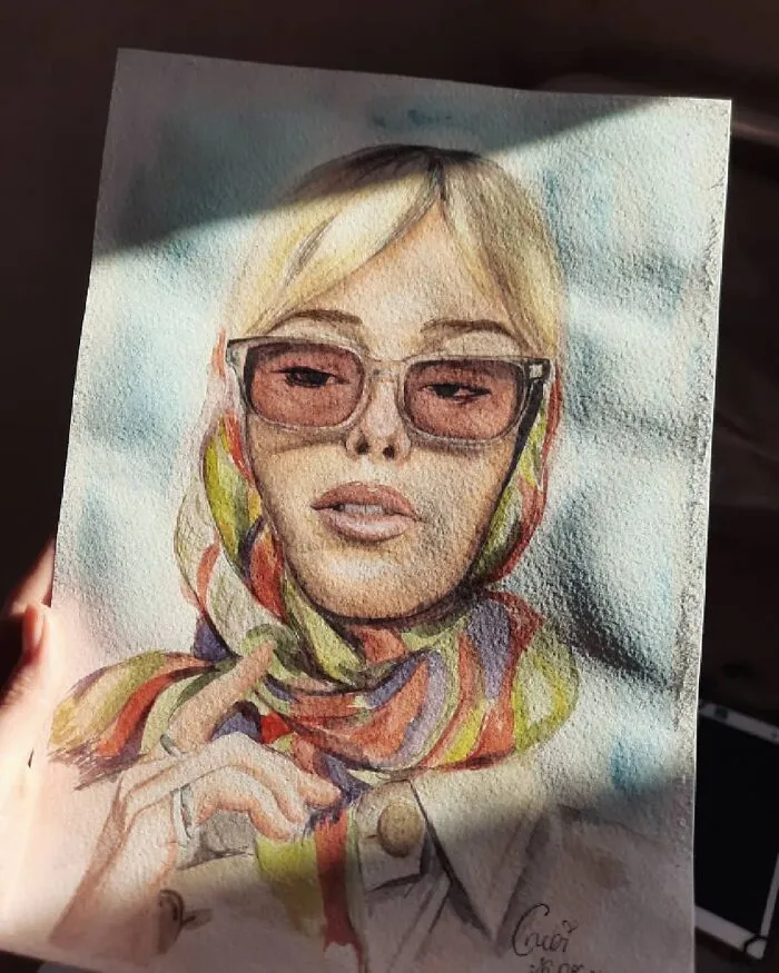 I Draw Portraits Of People Using Pencils And Watercolors, Here Are My Best 70 Works