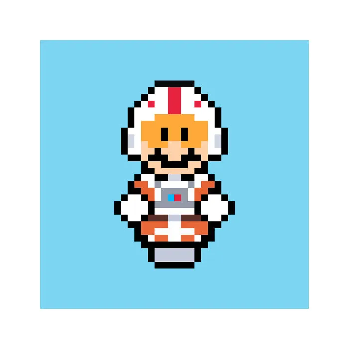 Mario X Luke Skywalker