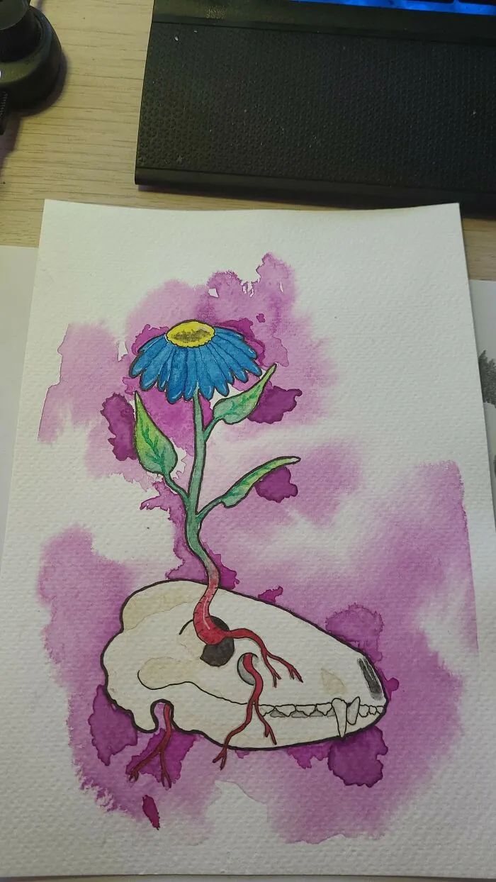 I Am Not Great At Drawing/Painting. This Is One Of My Works.