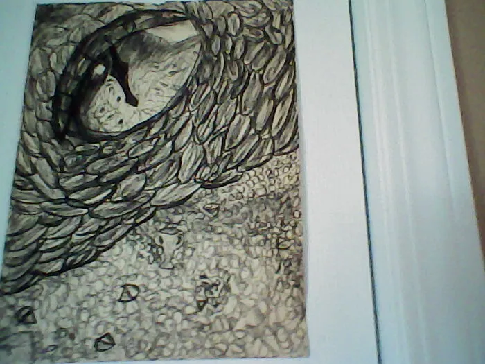 Smaug's Eye, Using A Charcoal Pencil