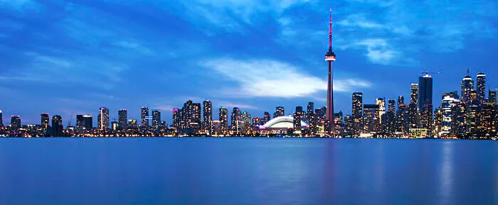 Sunset From Centre Island In Toronto