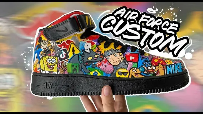 Nike Air Force Custom Based On Tiktok