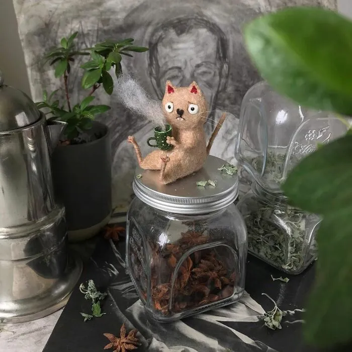 30 Of My Latest Needle Felted Fantasy Creatures And Animals