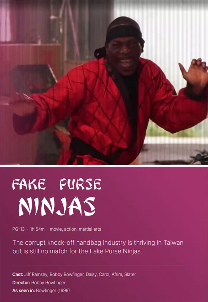 Designer Created 79 Fake Funny Movies, TV Shows And A Website To Parody Netflix