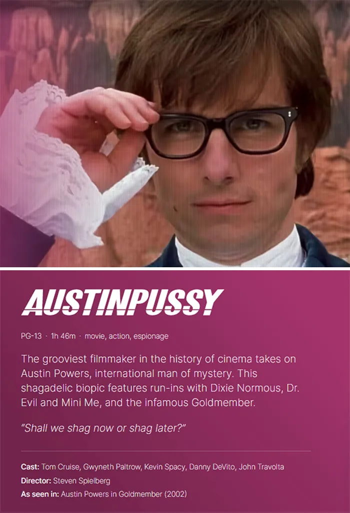 Designer Created 79 Fake Funny Movies, TV Shows And A Website To Parody Netflix