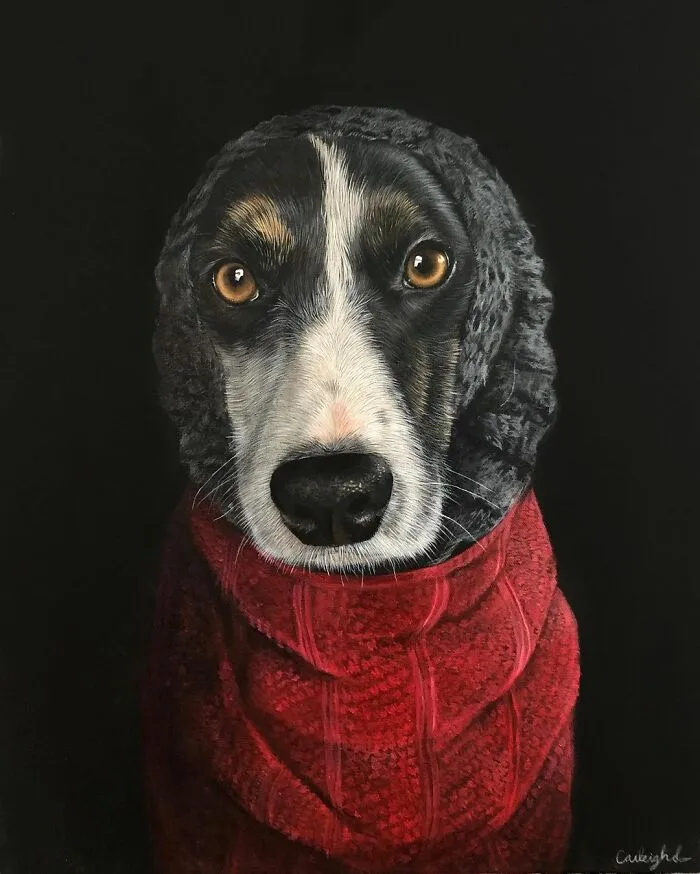 My Daughter Creates Hyper-Realistic Animal Portraits (30 Pics)