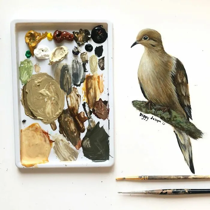 My Daughter Creates Hyper-Realistic Animal Portraits (30 Pics)