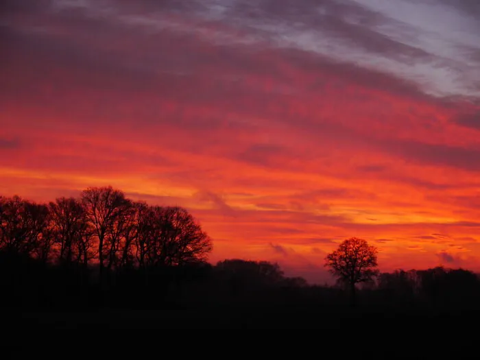 Fiery Sunset
