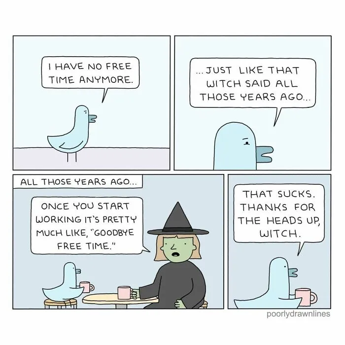 30 Funny Comics With Unexpected Endings By “Poorly Drawn Lines” (New Pics)
