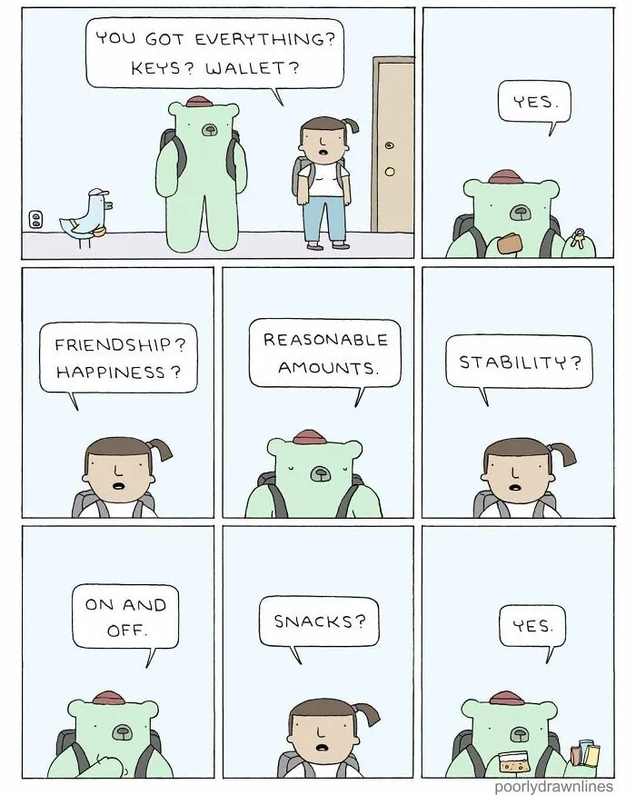 30 Funny Comics With Unexpected Endings By “Poorly Drawn Lines” (New Pics)